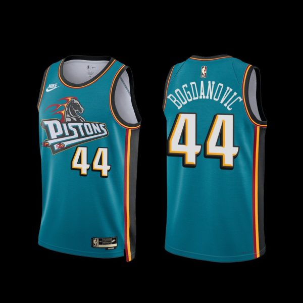 Detroit Pistons Bojan Bogdanovic 2022-23 Teal Classic Edition Jersey Detroit Pistons Bojan Bogdanovic 2022-23 Teal Classic Edition Jersey