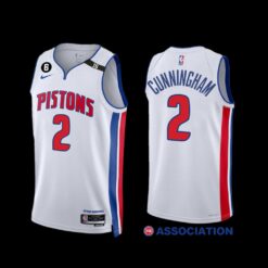 Detroit Pistons Cade Cunningham 2022-23 Association Edition Jersey White