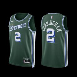Detroit Pistons Cade Cunningham 2022-23 City Edition Jersey Green