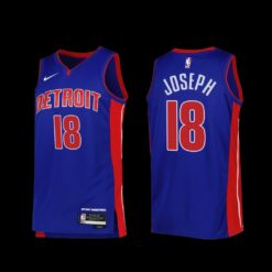 Detroit Pistons Cory Joseph 2022-23 Icon Edition Jersey Blue