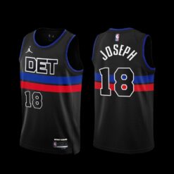Detroit Pistons Cory Joseph 2022-23 Statement Edition Jersey Black
