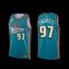 Detroit Pistons Grant Hill Black 1998-99 Throwback Jersey