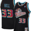 Detroit Pistons Grant Hill Blue Throwback Jersey