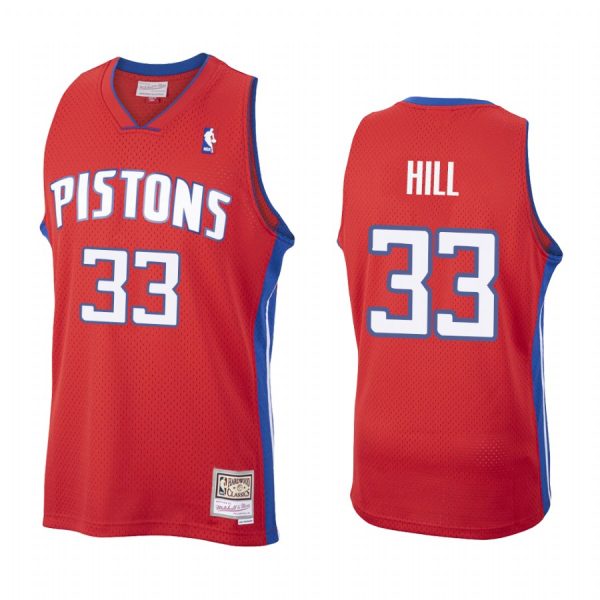 Detroit Pistons Grant Hill Red Vintage Jersey Detroit Pistons Grant Hill Red Vintage Jersey