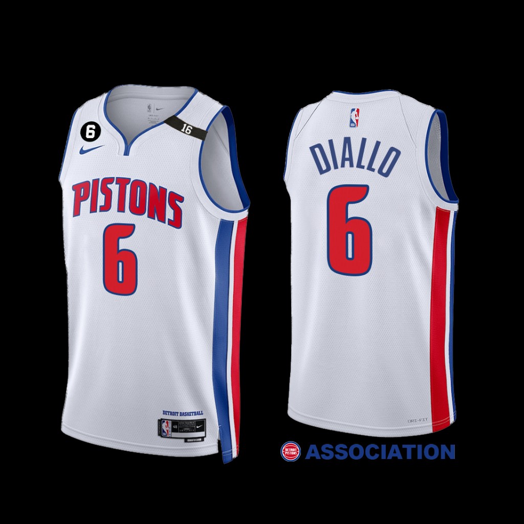 Detroit Pistons Hamidou Diallo 2022-23 Association Edition Jersey White Detroit Pistons Hamidou Diallo 2022-23 Association Edition Jersey White