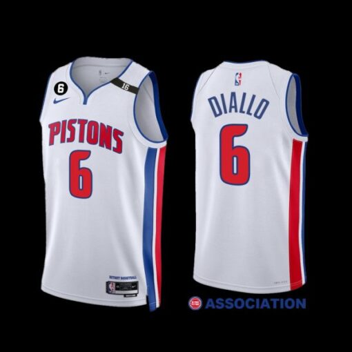 Detroit Pistons Hamidou Diallo 2022-23 Association Edition Jersey White