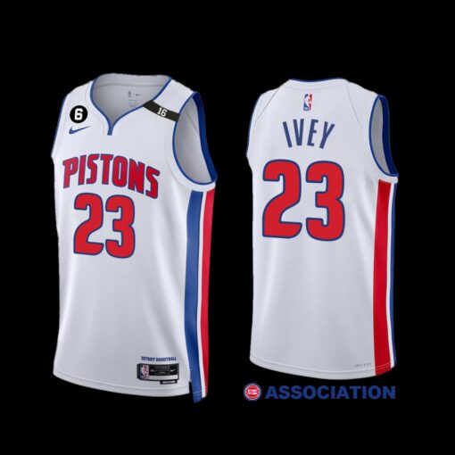 Detroit Pistons Jaden Ivey 2022-23 Association Edition Jersey White