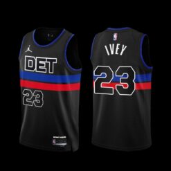 Detroit Pistons Jaden Ivey 2022-23 Statement Edition Jersey Black