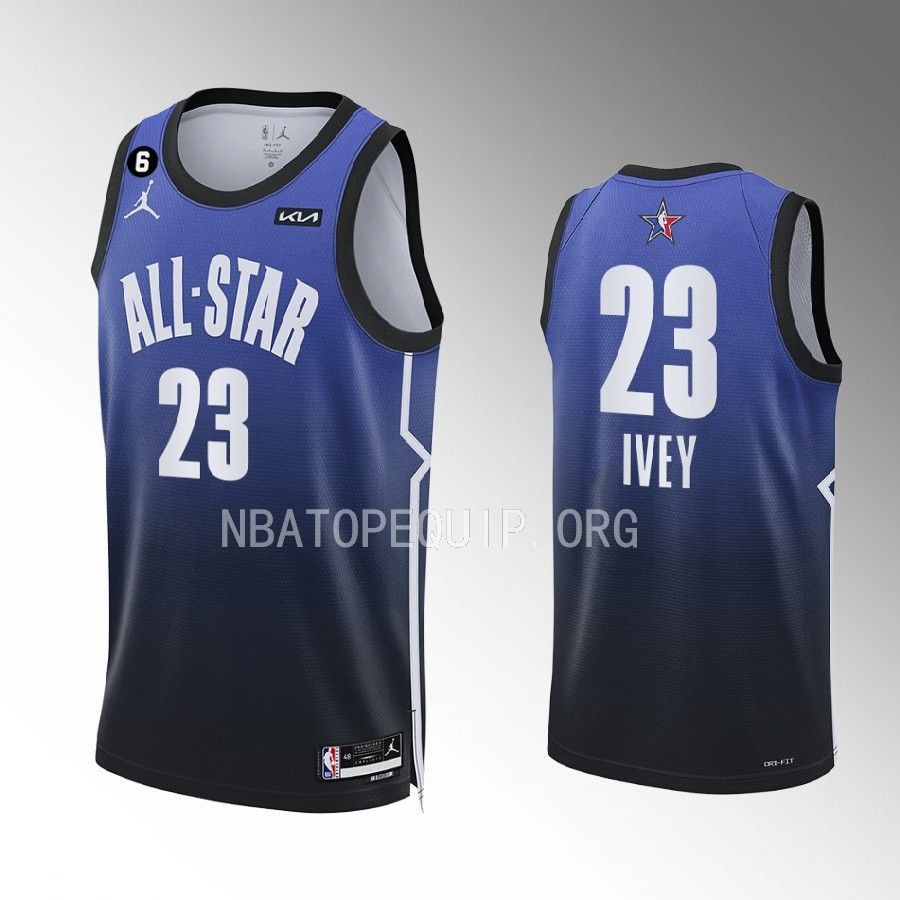 Detroit Pistons Jaden Ivey 2023 NBA All-Star Draft Blue Jersey Detroit Pistons Jaden Ivey 2023 NBA All-Star Draft Blue Jersey