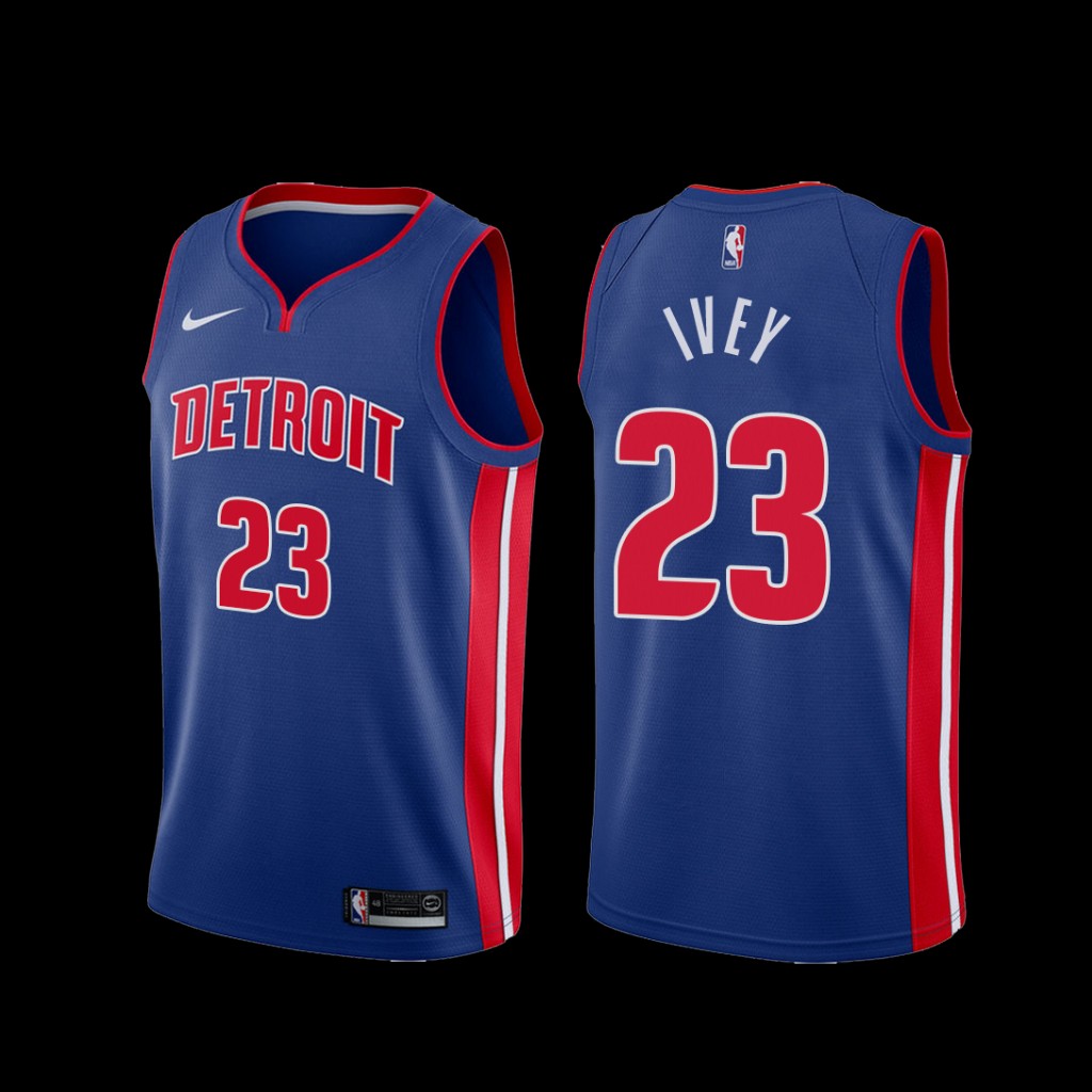 Detroit Pistons Jaden Ivey Blue Icon Edition Jersey Detroit Pistons Jaden Ivey Blue Icon Edition Jersey