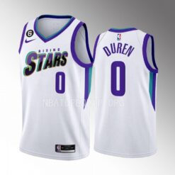Detroit Pistons Jalen Duren 2023 NBA Rising Stars White Jersey