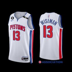 Detroit Pistons James Wiseman 2022-23 Association Edition Jersey White