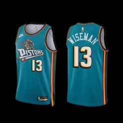 Detroit Pistons James Wiseman 2022-23 Classic Edition Jersey Teal