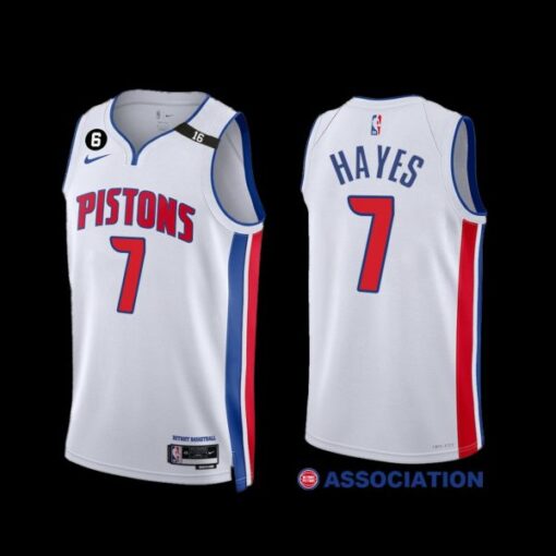 Detroit Pistons Killian Hayes 2022-23 Association Edition Jersey White