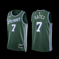 Detroit Pistons Killian Hayes 2022-23 City Edition Jersey Green