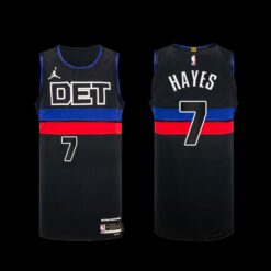 Detroit Pistons Killian Hayes Statement Edition Black Jersey