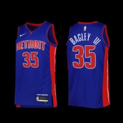 Detroit Pistons Marvin Bagley III 2022-23 Icon Edition Jersey Blue