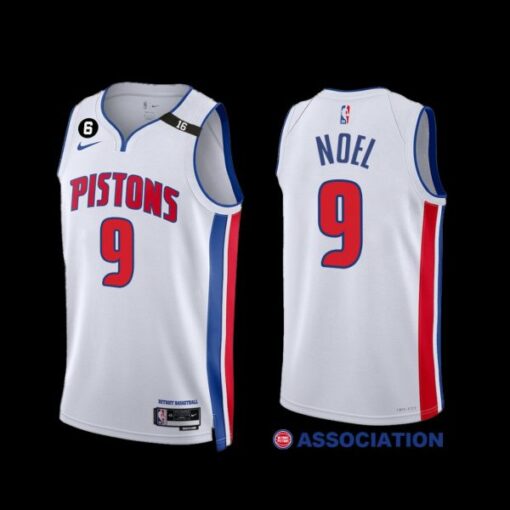 Detroit Pistons Nerlens Noel 2022-23 Association Edition Jersey White