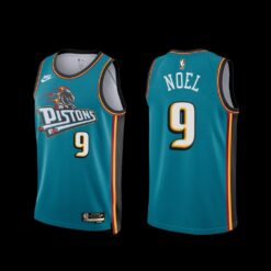Detroit Pistons Nerlens Noel 2022-23 Classic Edition Jersey Teal