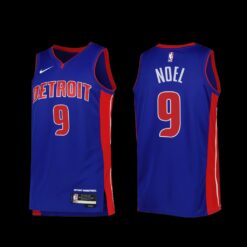 Detroit Pistons Nerlens Noel 2022-23 Icon Edition Jersey Blue