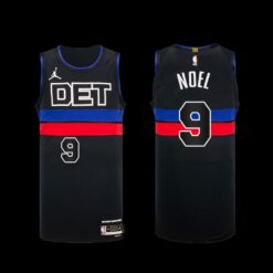 Detroit Pistons Nerlens Noel Statement Edition Black Jersey