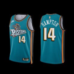 Detroit Pistons RJ Hampton 2022-23 Classic Edition Jersey Teal