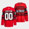 Detroit Red Wings Custom HockeyFightsCancer White Purple Jersey