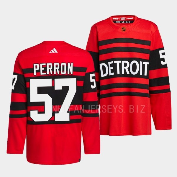 Detroit Red Wings David Perron 2022 Reverse Retro 2.0 Red Jersey Detroit Red Wings David Perron 2022 Reverse Retro 2.0 Red Jersey