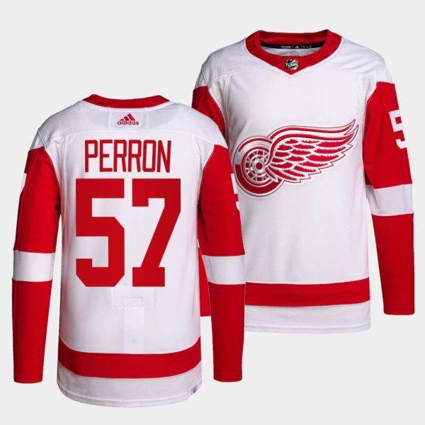 Detroit Red Wings David Perron 2022 White Away Jersey Detroit Red Wings David Perron 2022 White Away Jersey