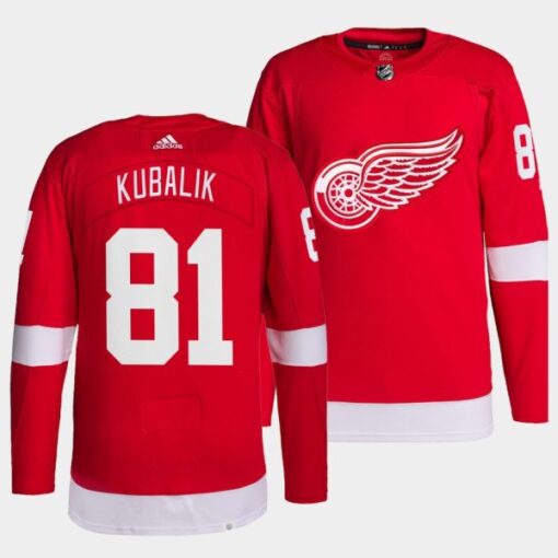 Detroit Red Wings Dominik Kubalik Red Home Jersey