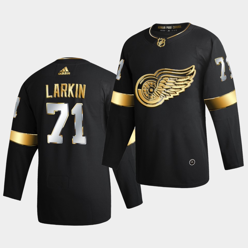 Detroit Red Wings Dylan Larkin 2020-21 Golden Edition Limited Jersey Detroit Red Wings Dylan Larkin 2020-21 Golden Edition Limited Jersey