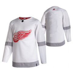 Detroit Red Wings Team 2021 Reverse Retro White Jersey