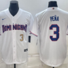 Dominican Republic Jeremy Pena White Red Replica 2023 World Baseball Classic Jersey
