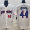Dominican Republic Juan Soto White Royal Replica 2023 World Baseball Classic Jersey