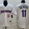 Dominican Republic Manny Machado White Royal Replica 2023 World Baseball Classic Jersey