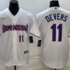 Dominican Republic Rafael Montero White Replica 2023 World Baseball Classic Jersey