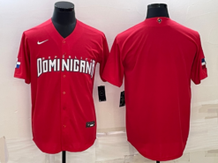 Dominican Republic Red 2023 World Baseball Classic Jersey