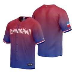 Dominican Republic Red Baseball 2023 World Baseball Classic Jersey