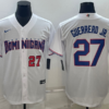 Dominican Republic Vladimir Guerrero Jr. White Gold 2023 World Baseball Classic Jersey