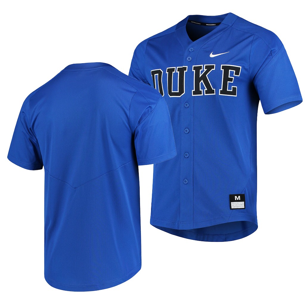 Duke Blue Devils College Baseball Royal Elite Jersey Duke Blue Devils College Baseball Royal Elite Jersey