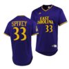 ECU Pirates Garrett Saylor College Baseball Jersey Purple