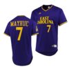 ECU Pirates Bryson Worrell College Baseball Jersey Purple