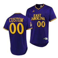 ECU Pirates Custom College Baseball Jersey Purple
