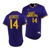 ECU Pirates Garrett Saylor College Baseball Jersey Purple