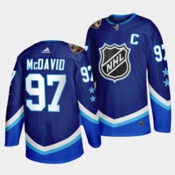 Edmonton Oilers Connor McDavid 2022 All-Star Blue Jersey