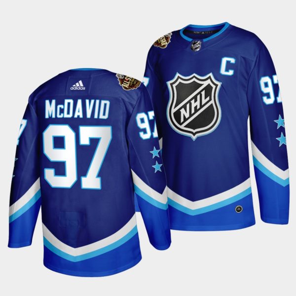 Edmonton Oilers Connor McDavid 2022 All-Star Blue Jersey Edmonton Oilers Connor McDavid 2022 All-Star Blue Jersey