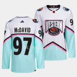 Edmonton Oilers Connor McDavid 2023 NHL All-Star Western Conference White Jersey