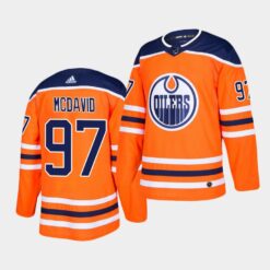 Edmonton Oilers Connor McDavid Home Orange Jersey