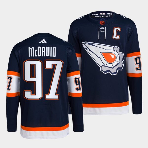 Edmonton Oilers Connor McDavid Reverse Navy Jersey Edmonton Oilers Connor McDavid Reverse Navy Jersey