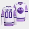 Edmonton Oilers Custom Reverse Navy Jersey